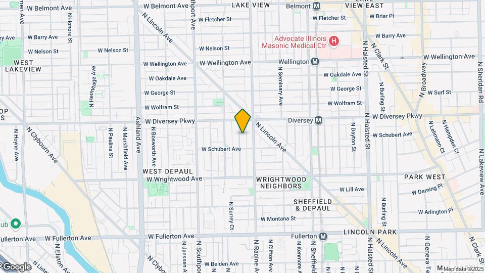 2725 N Magnolia Ave Map and Location Details