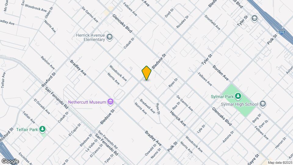 13201 De Foe Ave Map and Location Details