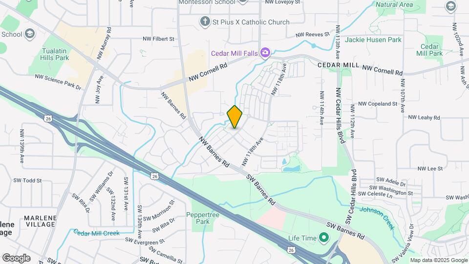 Cedar Falls Map and Location Details