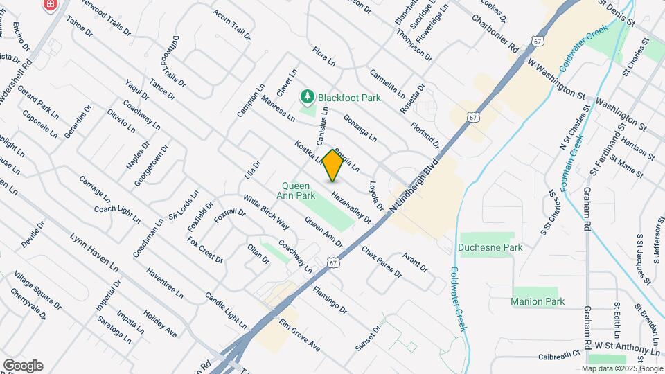 765 Hazelvalley Dr Map and Location Details