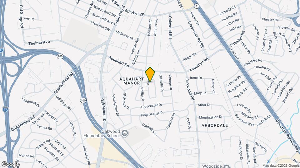 Aquahart Apts Pool Map and Location Details
