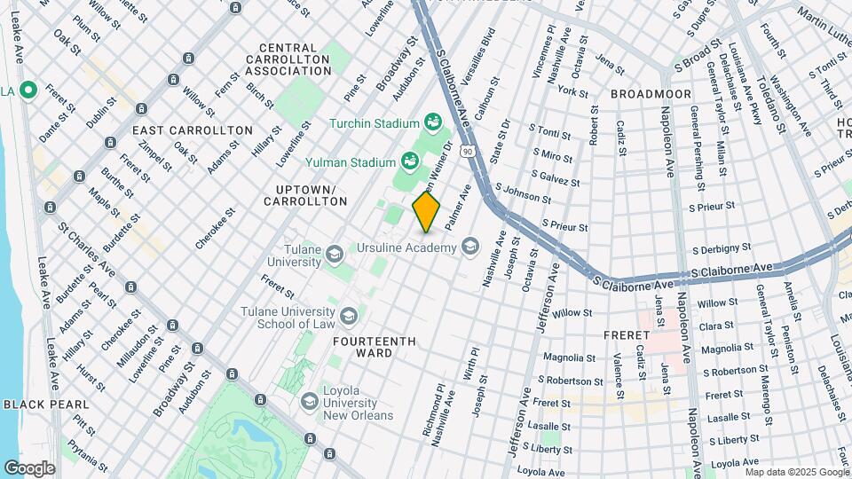 2607 Calhoun St, Unit 2607 Calhoun St Map and Location Details