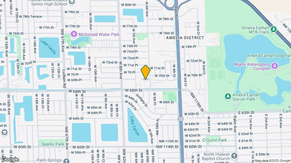 633 W 68th St Mapa y Detalles de la Ubicación