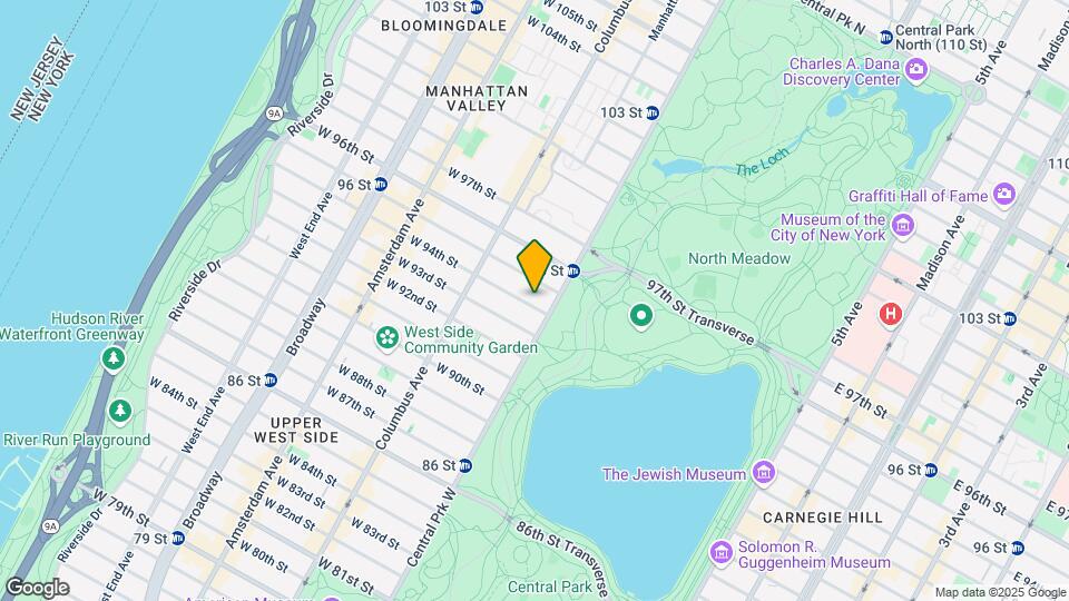 17 W 94th St Mapa y Detalles de la Ubicación