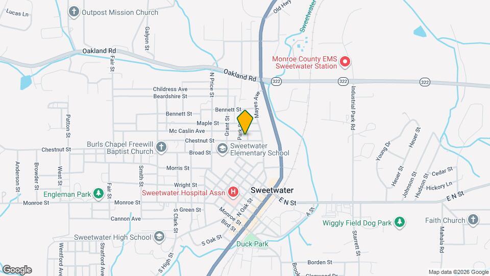 214 Chestnut St Map and Location Details