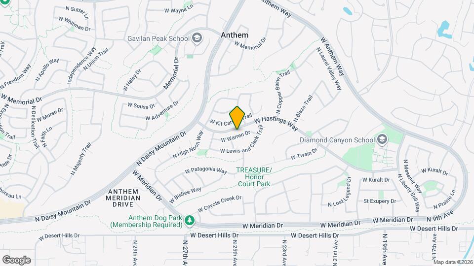 2470 W Warren Dr Map and Location Details