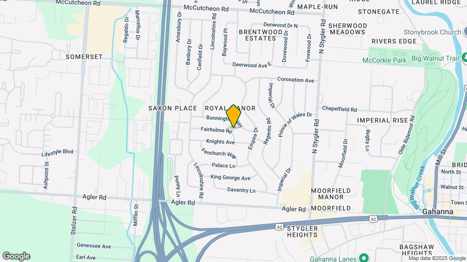 570 Fairholme Rd Map and Location Details