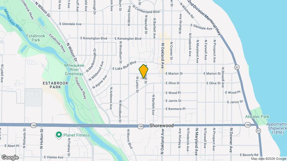 4217 N Newhall St Map and Location Details