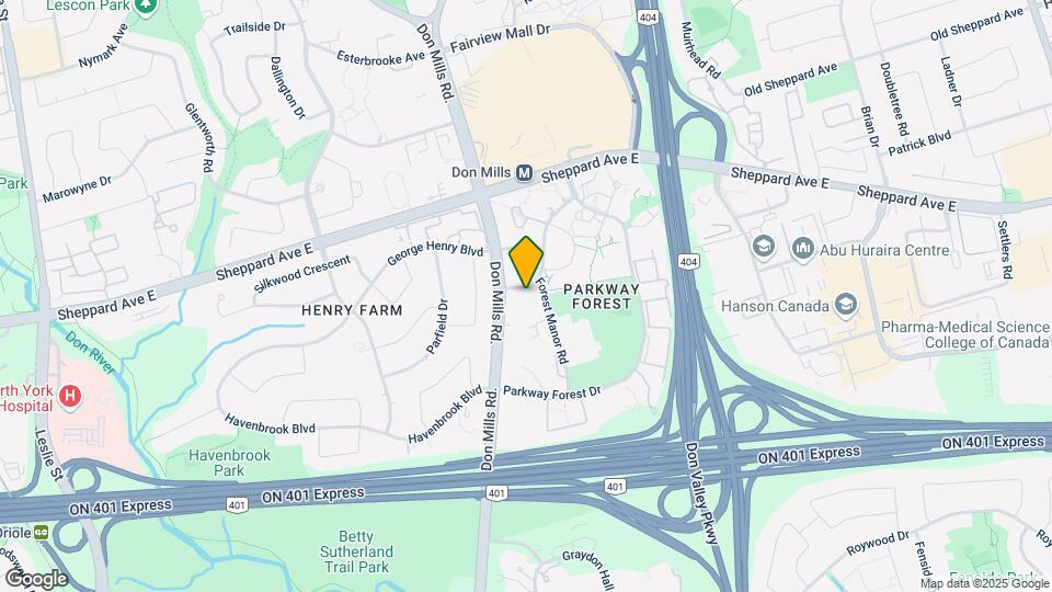 38-938 Forest Manor Rd Map and Location Details