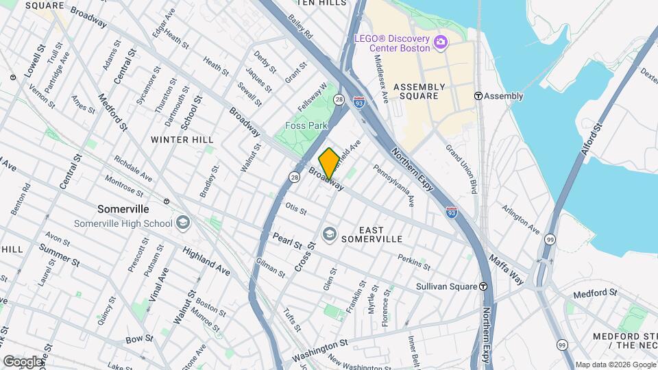 176 Broadway, Unit 3 Map and Location Details