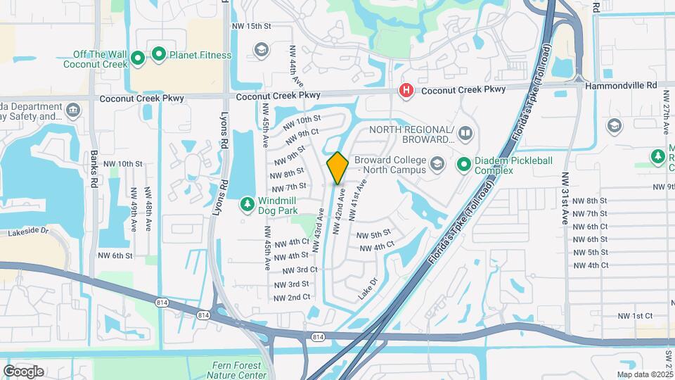 651 NW 42nd Ave Map and Location Details