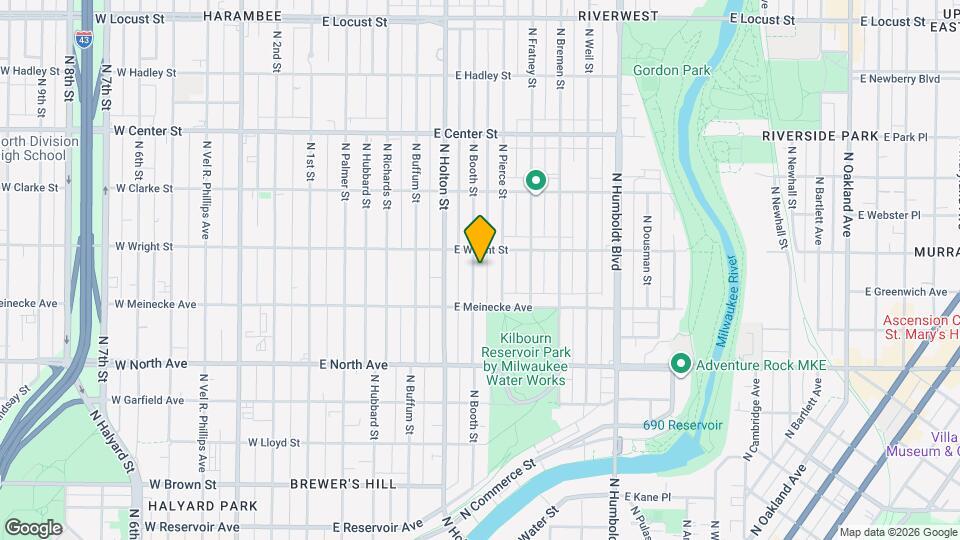 2454 N Booth St Map and Location Details