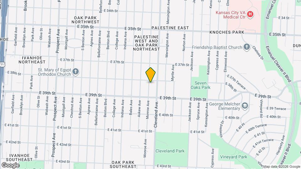 3811 Monroe Ave Map and Location Details