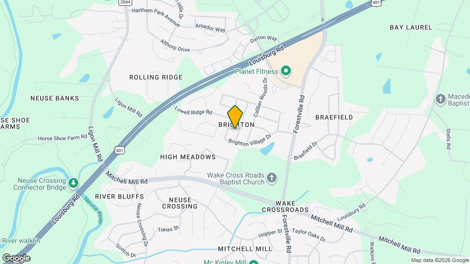 8017 Wesley Farm Dr Map and Location Details