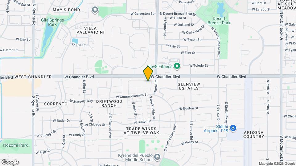 5061 W Glenview Pl Map and Location Details