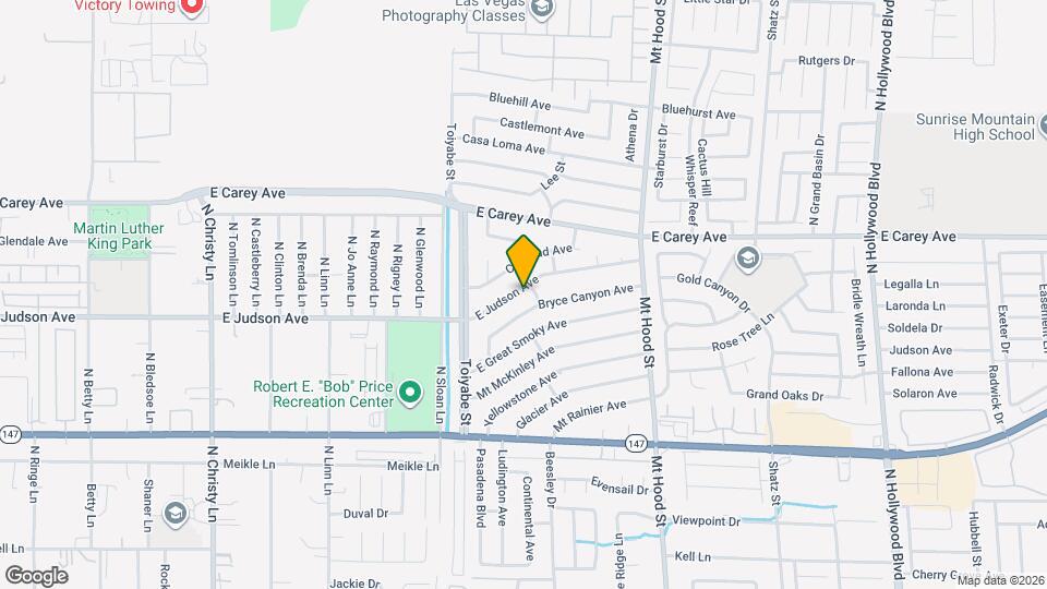 6061 E Judson Ave Map and Location Details