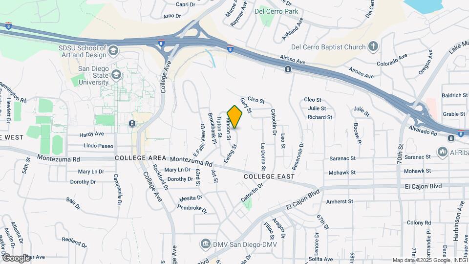 5178 Ewing St Map and Location Details