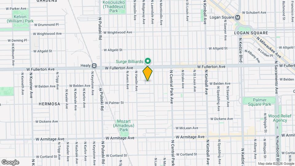 2305 N Ridgeway Ave Map and Location Details