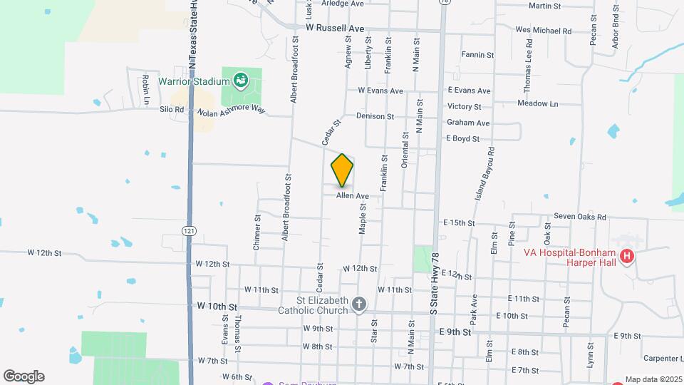 508 Allen Ave Map and Location Details