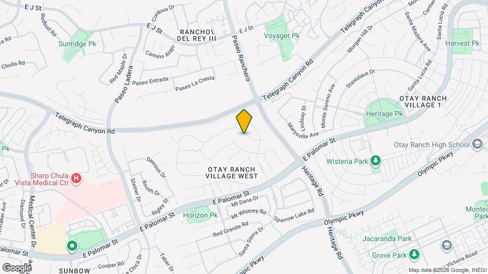 1171 Santa Olivia Rd Map and Location Details