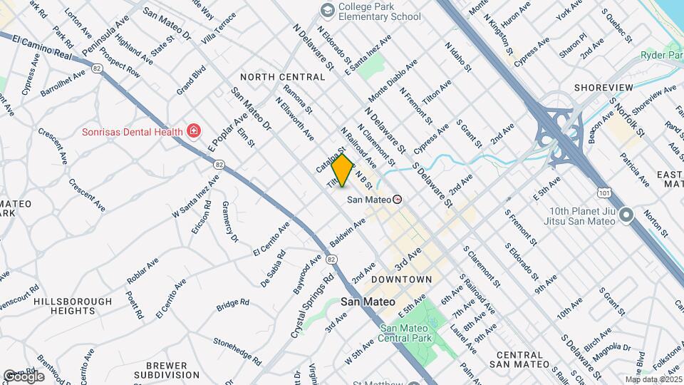 50 N San Mateo Dr Map and Location Details