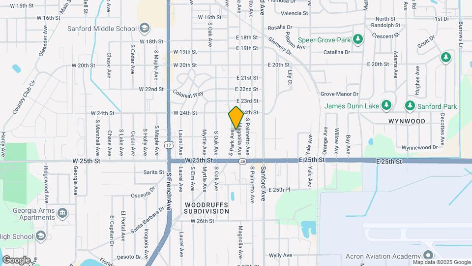 2437 S Park Ave Map and Location Details