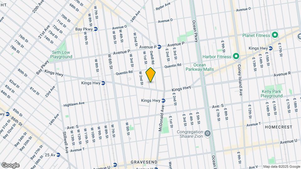 1765 W 1st St Map and Location Details
