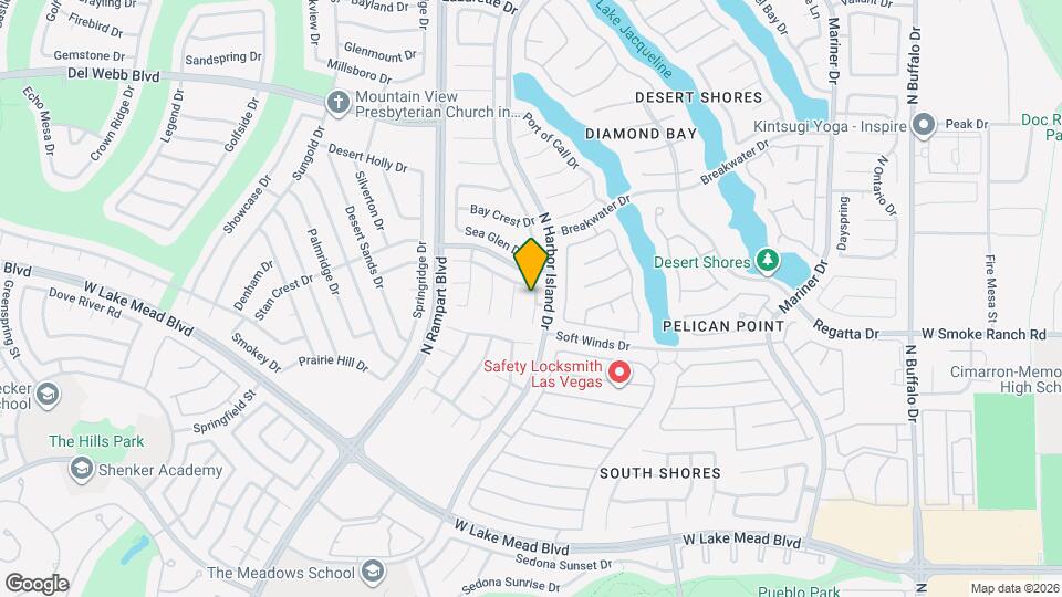 2433 Sunup Dr Mapa y Detalles de la Ubicación