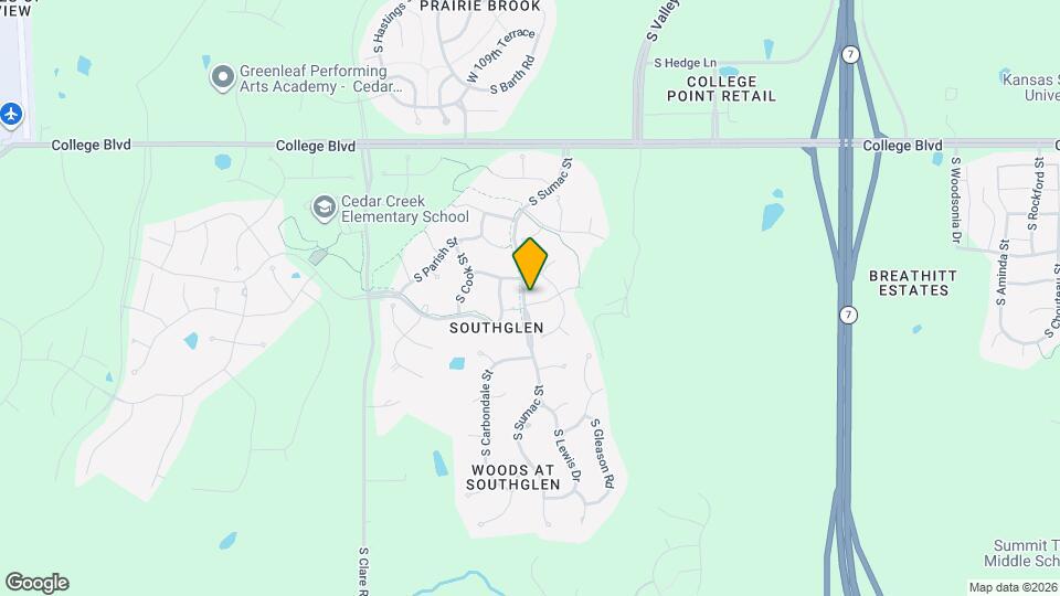 24136 W 113th Terrace, Unit 2-2020 Mapa y Detalles de la Ubicación