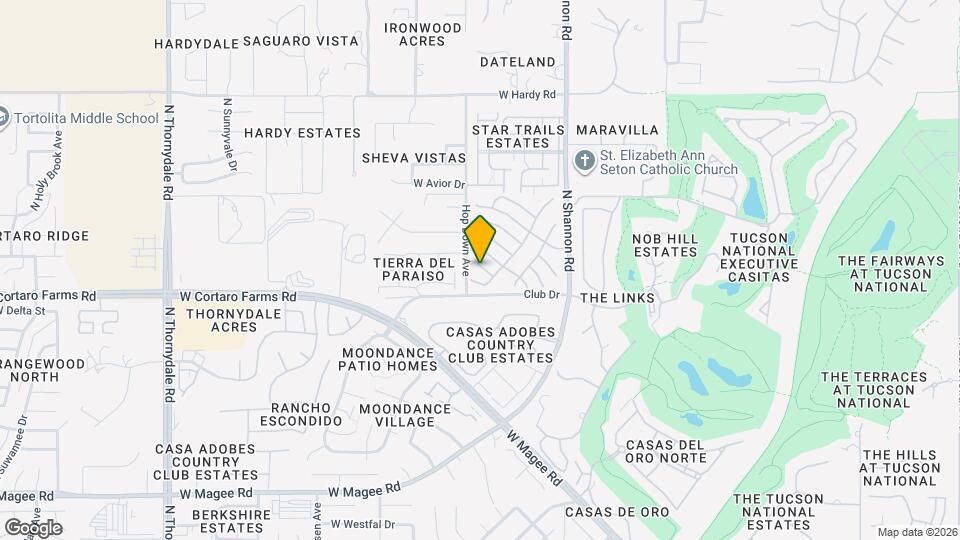 3079 W Windsor Crest Pl Map and Location Details