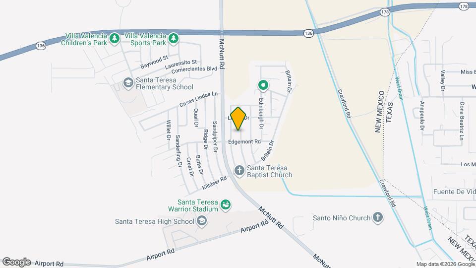 5705 Ireland Dr Map and Location Details