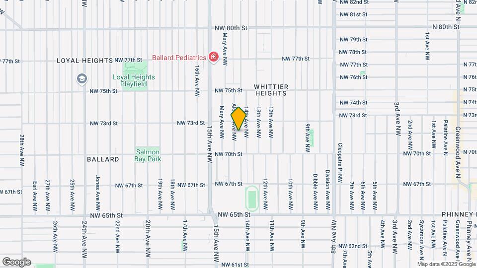 7040 Alonzo Ave NW Map and Location Details