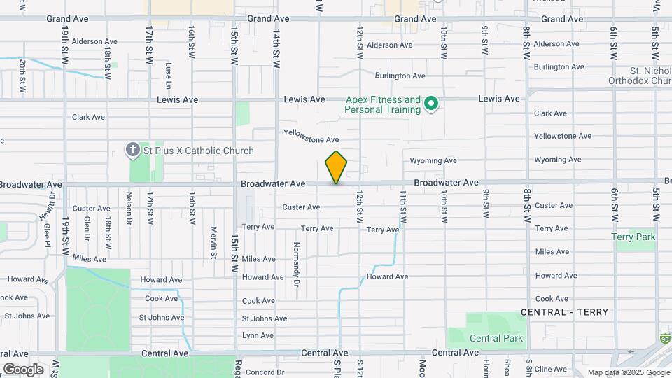 1228 Broadwater Ave Mapa y Detalles de la Ubicación