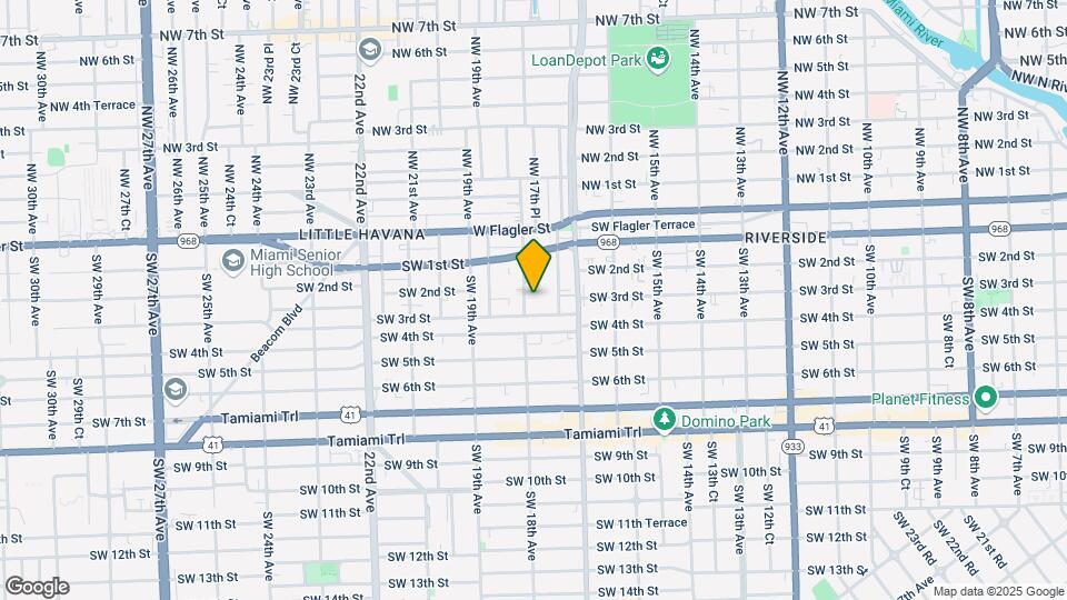 211 SW 18th Ave Map and Location Details