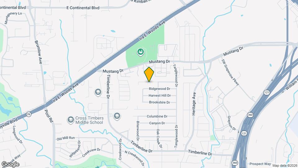 2929 Cresthaven Dr Map and Location Details