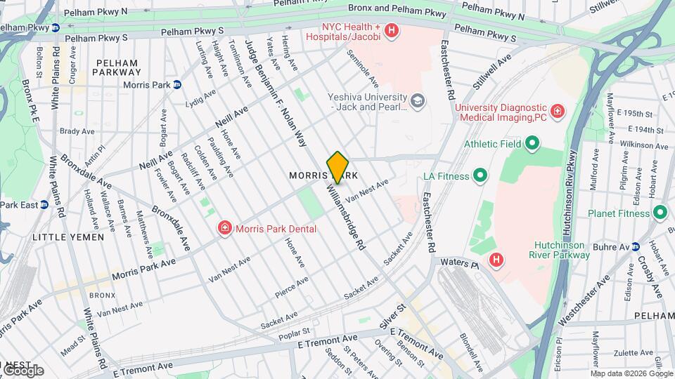 1720 Williamsbridge Rd Map and Location Details