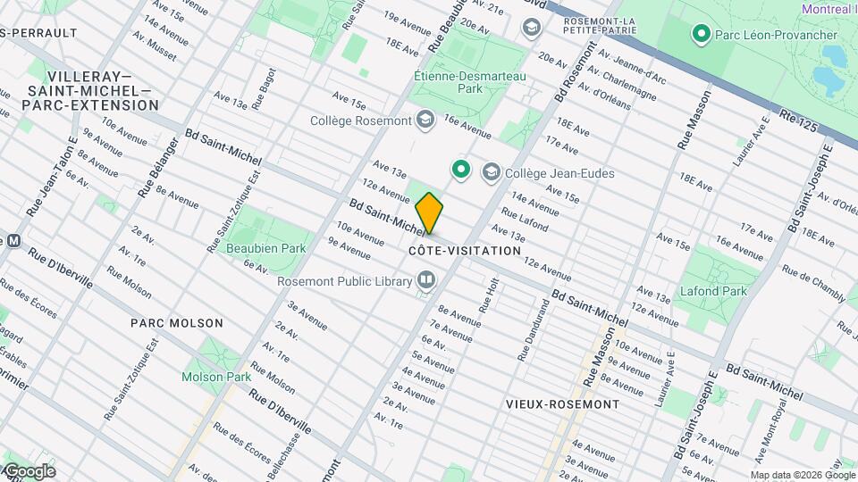 5970-5980 Saint-Michel Map and Location Details