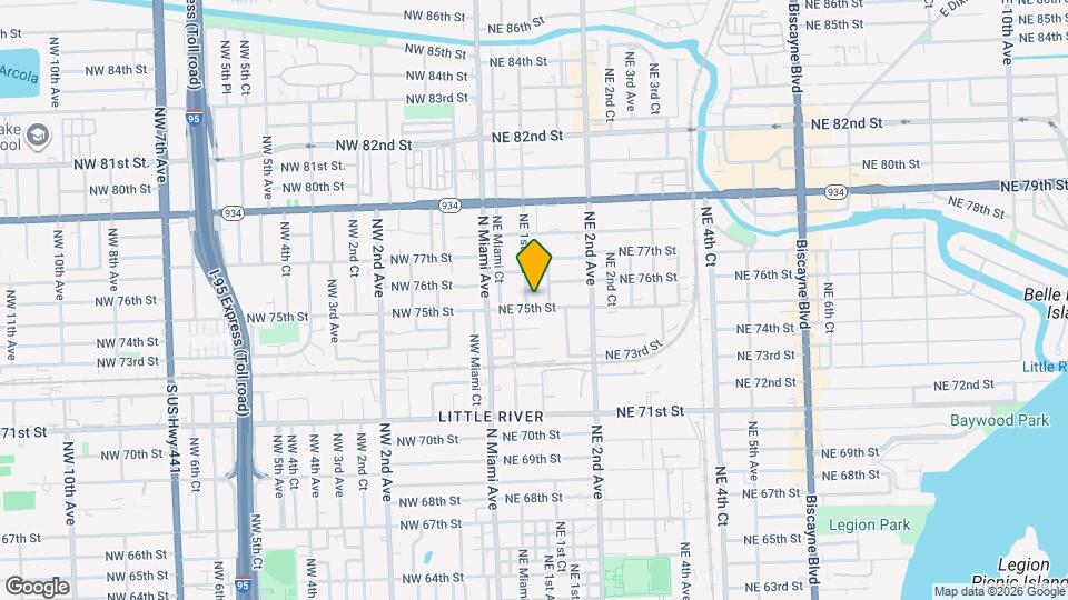 113 NE 75th St Map and Location Details