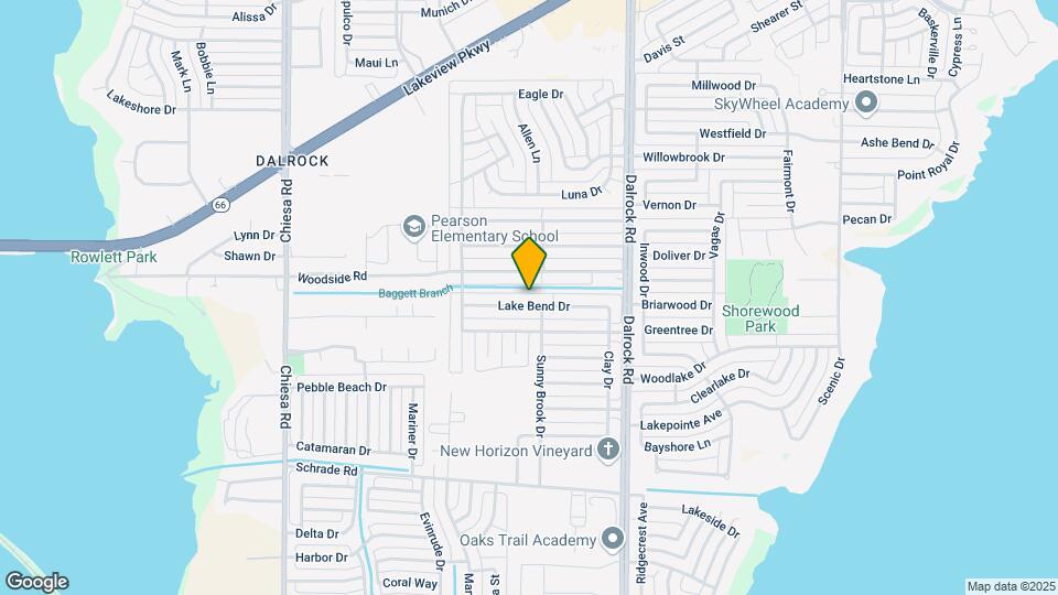8205 Lake Bend Dr Map and Location Details