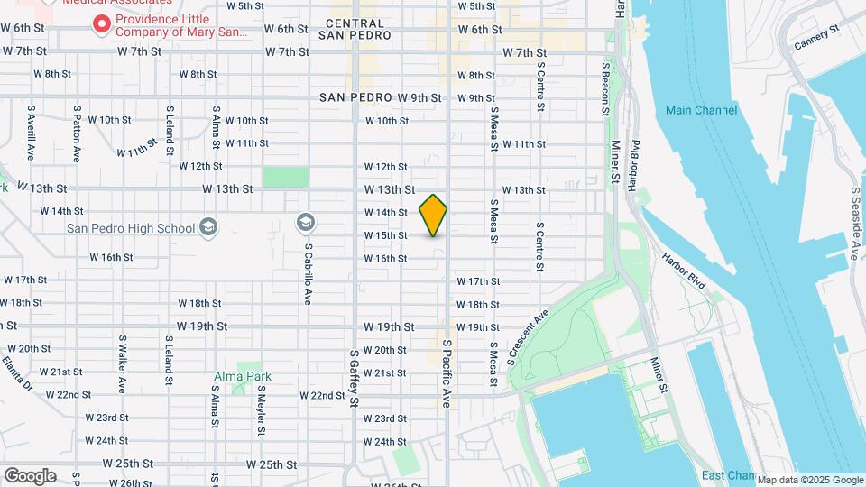 527 W 15th St Mapa y Detalles de la Ubicación