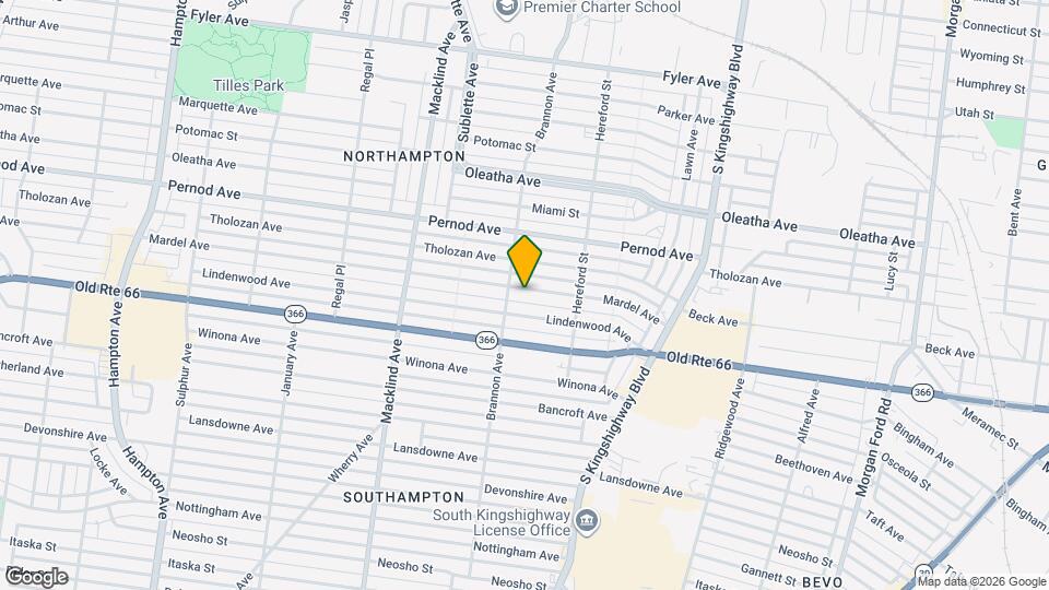 5058-501F Mardel Ave Map and Location Details