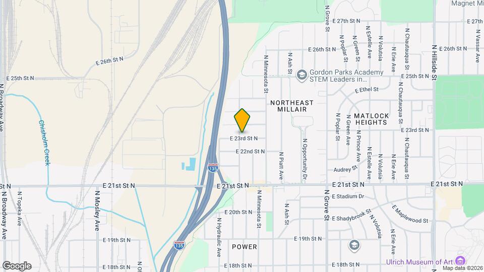 1804 E 23rd St N Mapa y Detalles de la Ubicación