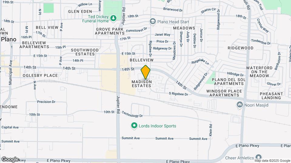 2632 Van Buren Dr Map and Location Details