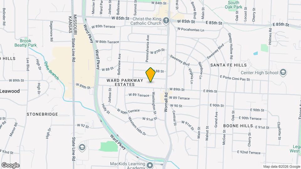 510 W 89th St Map and Location Details