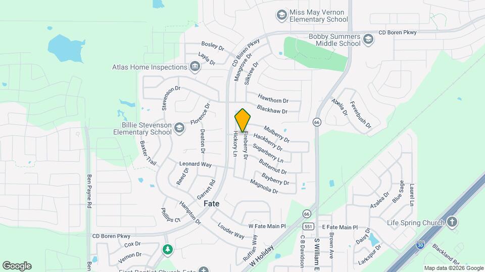 613 Fireberry Dr Map and Location Details