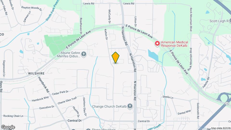 4784 Cedar Park Way Map and Location Details