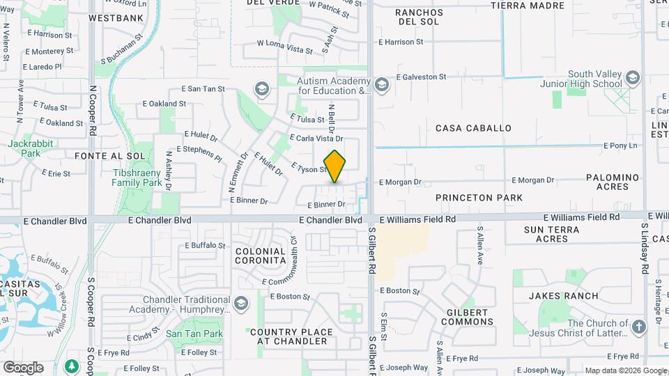 2867 E Detroit St Map and Location Details