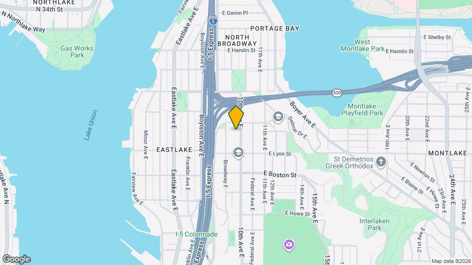 2343 10th Ave E Map and Location Details