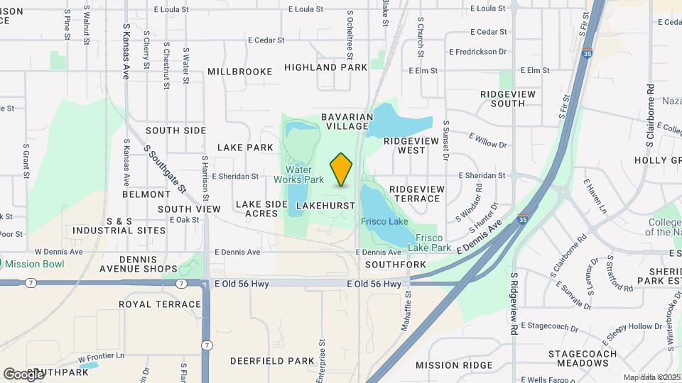 638 S Lakehurst Dr Map and Location Details