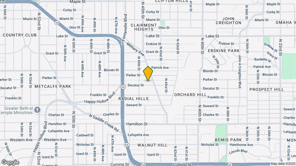 4420 Decatur St Map and Location Details